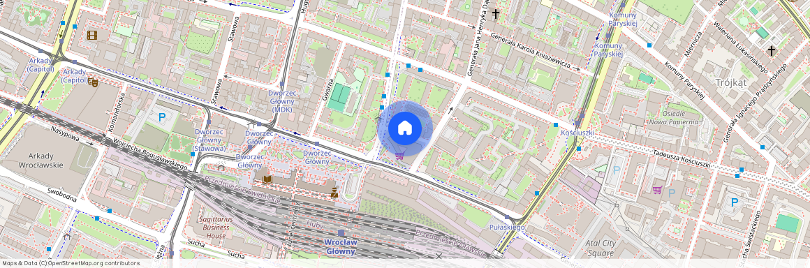 pl. Konstytucji 3 Maja, Przedmieście Oławskie, Krzyki, Wrocław, dolnośląskie