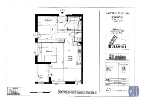 Appartement à louer 3 pièces 60.84m² - Photo 5