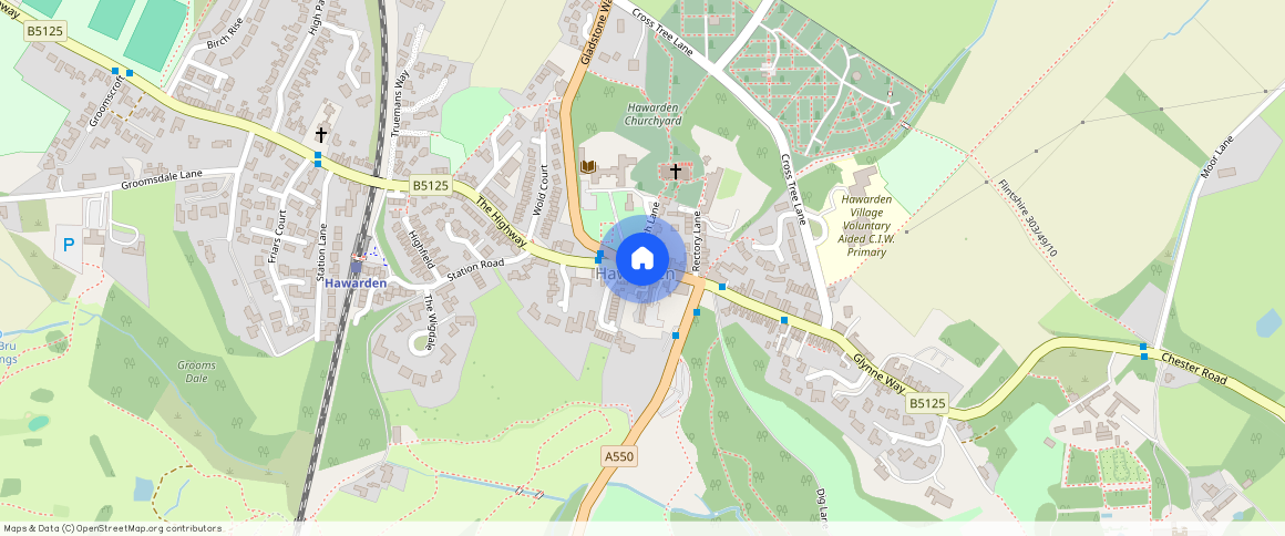 Castle Grounds, Hawarden, Deeside, CH5