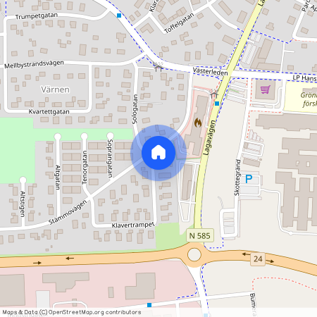 Klavertrampet 1 B, Laholm