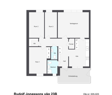 Rudolf Jonassons väg 23 B, Sallerup - Photo 4