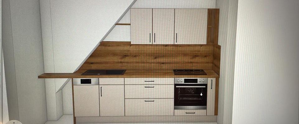 Vermiete Dachgeschosswohnung 3 Raum Wohnung Garage - Foto 1