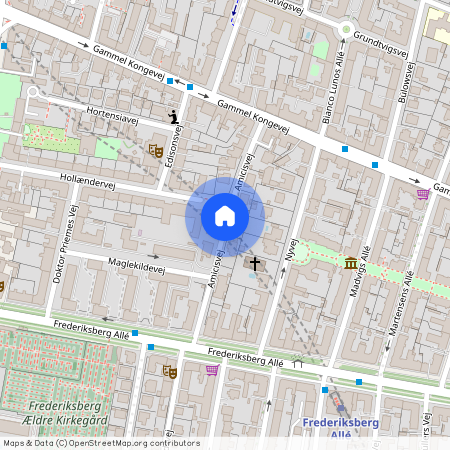 Frederiksberg, Amicisvej