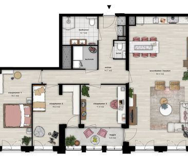 Appartement te huur: Mangoweg 193 2321 HZ Leiden - Photo 2