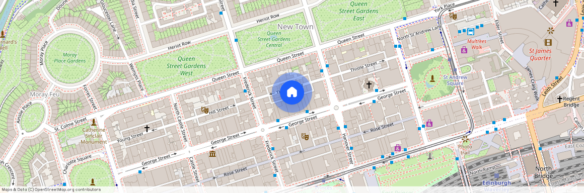 Thistle Street Lane South West, Edinburgh, EH2