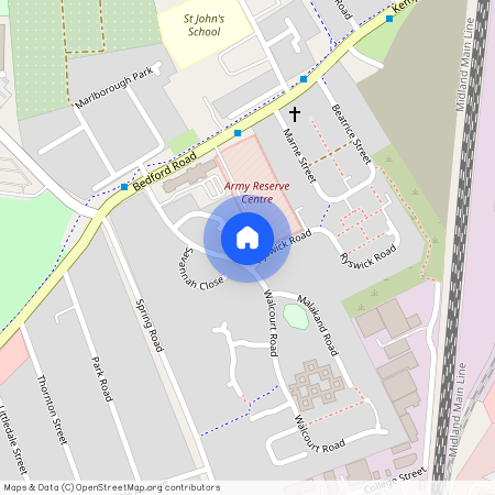 2 Bedroom House to Rent in Ryswick Road, Kempston, Bedford, MK42