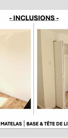 ! 3 1/2 À LOUER – MULTIPLES INCLUSIONS ! - Photo 1