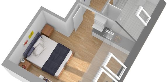 1-værelses studiebolig - Photo 2