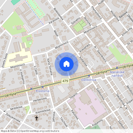 Oblá, Ostrava - Mariánské Hory