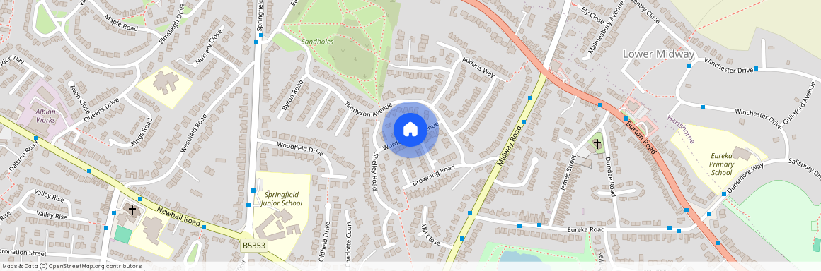 Wordsworth Avenue, Swadlincote, Derbyshire, DE11