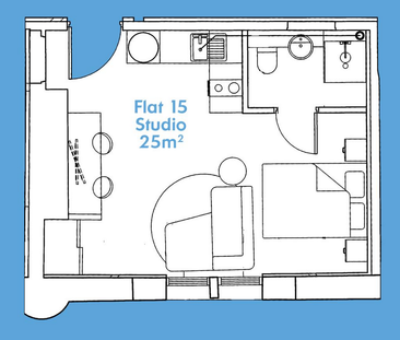 Studio to rent - Photo 2