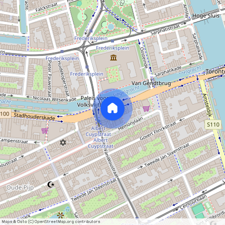 Stadhouderskade 128-4, Hemonybuurt, 1074AV, Amsterdam