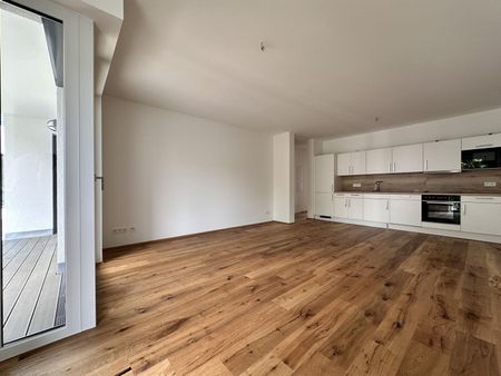 Leipzig: Wohnen am Park ** Neubau ** 5-Raum WE **großer Balkon ** Einbauküche ** Tiefgarage - Foto 2