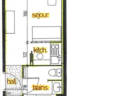 Location Appartement 1 pièce 22m² - Photo 4