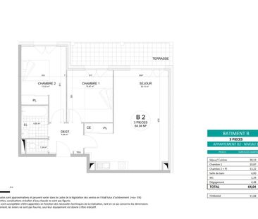 Location Appartement 3 pièces 64m² MEAUX 77100 - Photo 2