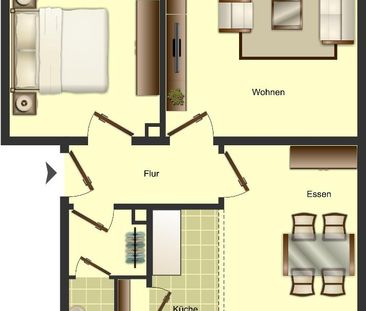 Demnächst frei! 2-Zimmer-Wohnung in Beckum Neubeckum - Photo 1