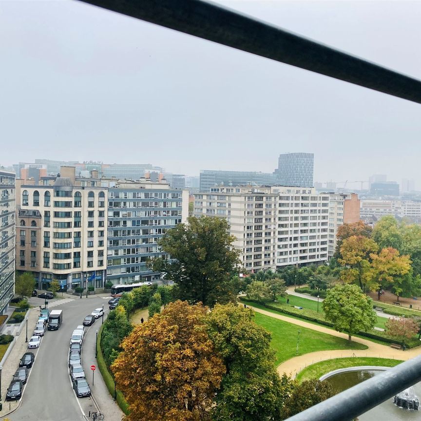 Mooi en lichtrijk gerenoveerde 2 SK appartement op de 9de verdiep - EU Wijk - Foto 1