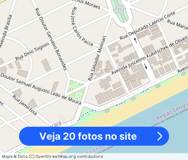 Apartamento com 1 dormitório suíte e 1 vaga Vista Mar Vila Caiçara ... - Foto 1