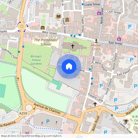 Canon Lane, Chichester, West Sussex, PO19