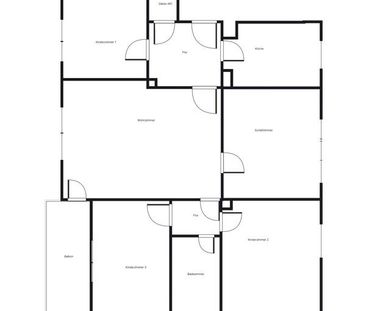 Familien willkommen - 5-Zimmer Wohnung mit Balkon - Foto 1