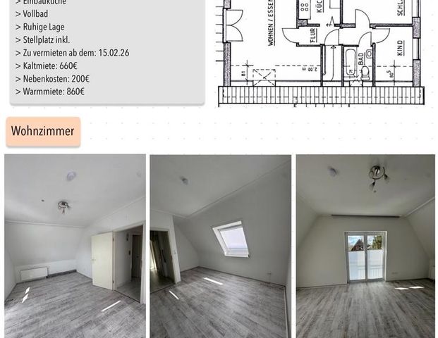 Helle 2,5 Zimmer Wohnung Tornesch zu vermieten - Foto 1