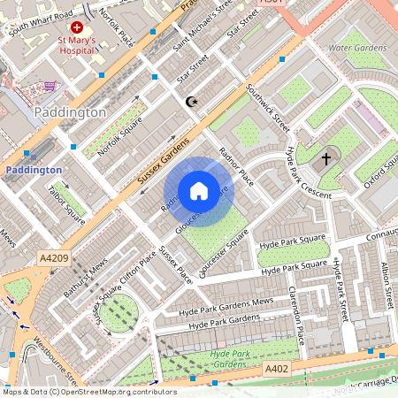 Gloucester Square, W2, London