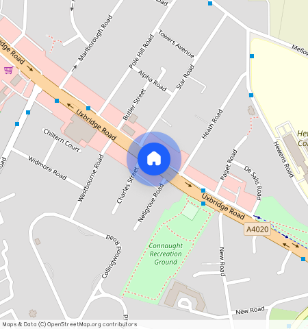 Halls Terrace, Uxbridge Road, Uxbridge