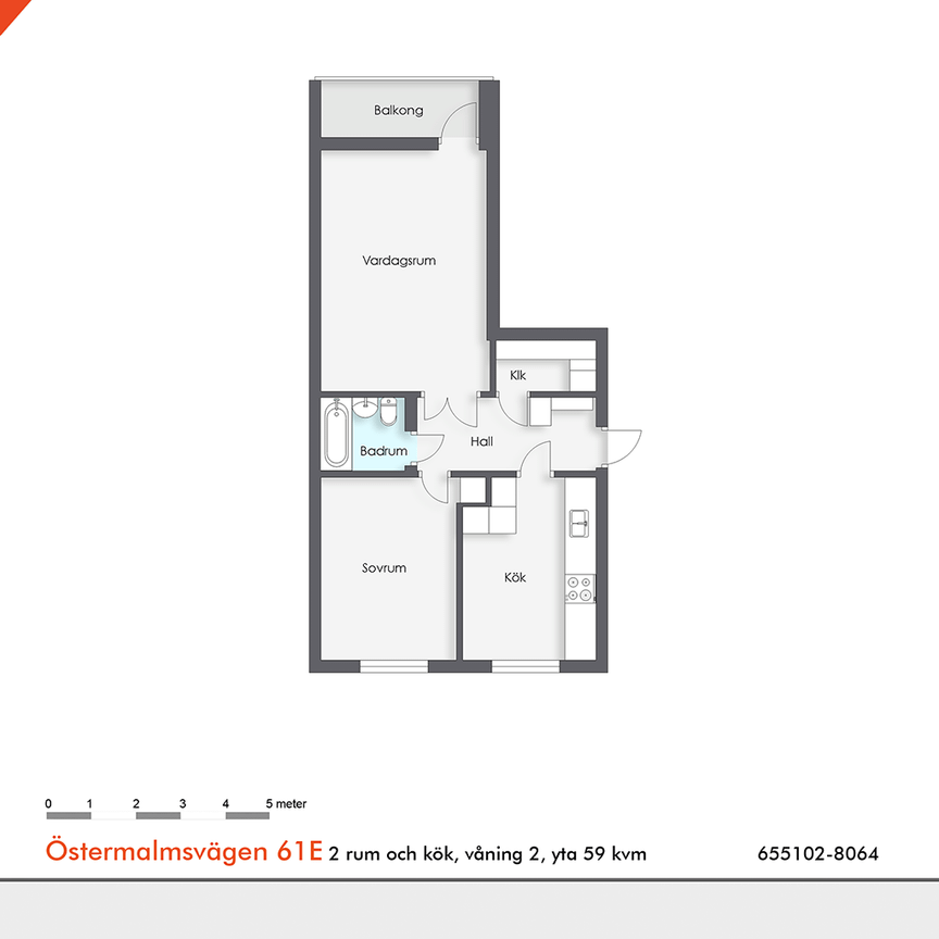 Östermalmsvägen 61 E - Foto 2