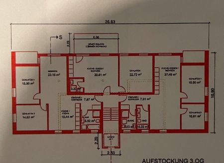 3.5 Zimmer, 82 m², 3. Stock - Photo 4
