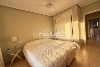 Noble luxury. Two bedroom apartment in a quiet urbanization overlooking the sea and golf cour
