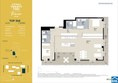 Exklusiver 3-Zi.-Erstbezug mit Sauna & Skylineblick - Foto 4