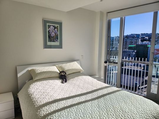 Immaculate furnished 13th floor 1BR apt + park - Photo 1