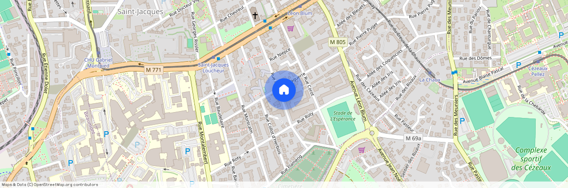 Résidence les Provinces de France II 17 bis rue Nelaton, 63000, Clermont-Ferrand