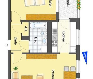 Schnuckelige Pärchenwohnung mit WBS - Foto 2