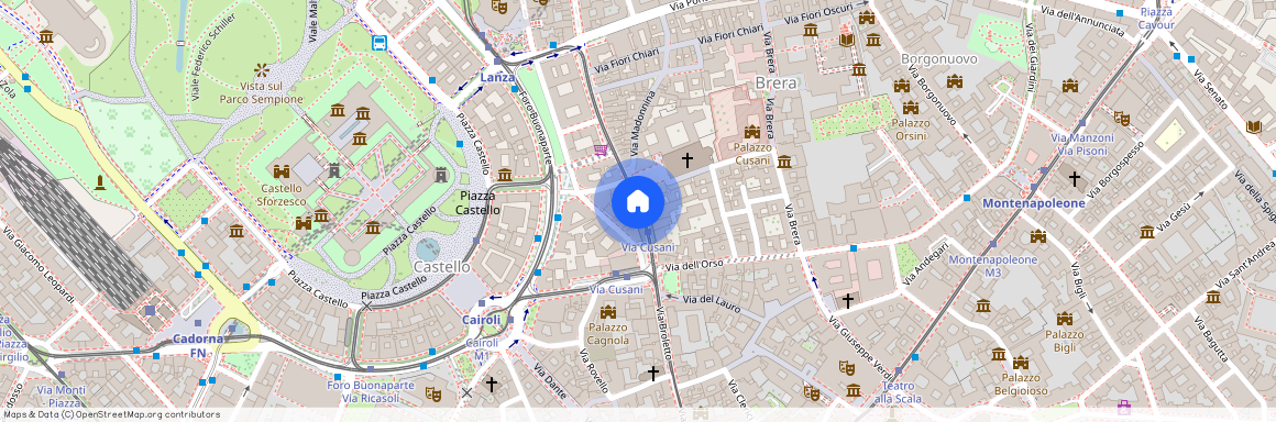 Via Ponte Vetero, Milan, Lombardy 20121