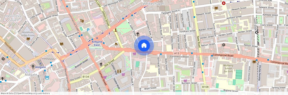 Commercial Road, Whitechapel, E1