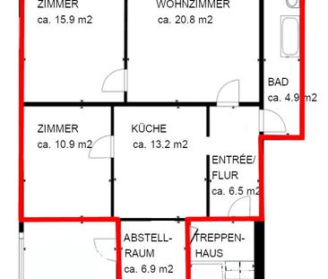 Beautiful, bright 3.5 room apartment in a two-family house - Foto 6