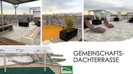 Süd-Neubauwohnung nahe S-Bahn S7 Kaiserebersdorf – Innenhofausrichtung mit großer Loggia, Einbauküche und luxuriösem Bad! GEMEINSCHAFTLICHE DACHTERRASSE! - Photo 5