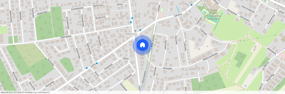 ul. Jesionowa, Mosty, Kosakowo, pucki, pomorskie