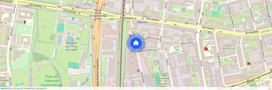 ul. Sokołowska, Młynów, Wola, Warszawa, mazowieckie