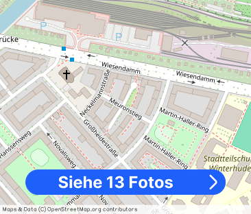 Schöne 2,5 Zimmer Dachgeschosswohnung in Winterhude - Foto 1