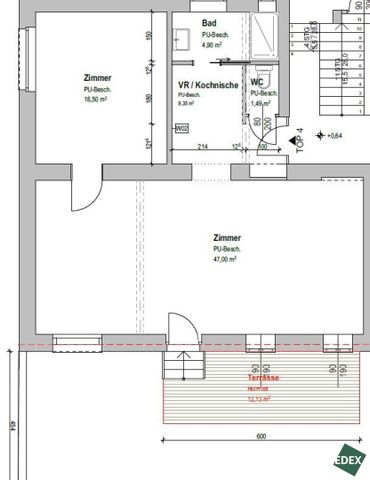 Erstbezug nach Sanierung: Möblierte 2-Zimmer-Wohnung mit Garten - Foto 4