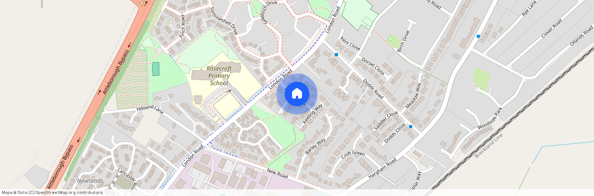 Keeling Way, Norfolk, Attleborough