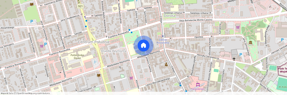 ul. Juliana Tuwima, Centrum Południe, Zabrze, śląskie