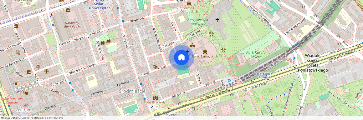 ul. Foksal, Śródmieście Północne, Śródmieście, Warszawa, mazowieckie