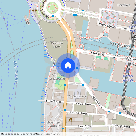 Landmark West Tower, Marsh Wall E14