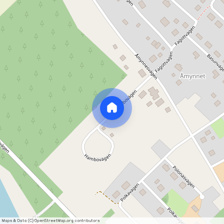 Hambovägen, Åmynnet