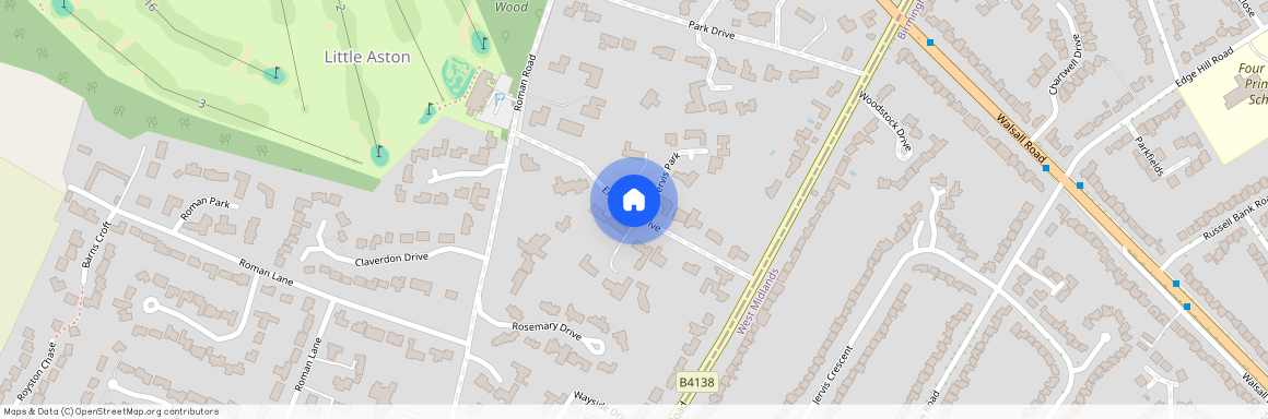 Endwood Drive, Off Roman Road, Little Aston, B74