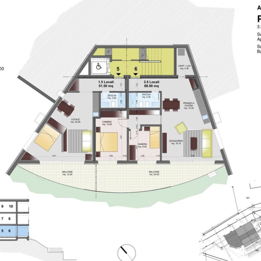 1.5 Zimmer, 52 m², Untergeschoss - Photo 1