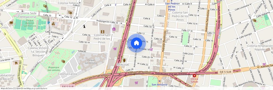 Renta de departamento, Colonia San Pedro de los Pinos, C.P. 03800, Df / Cdmx